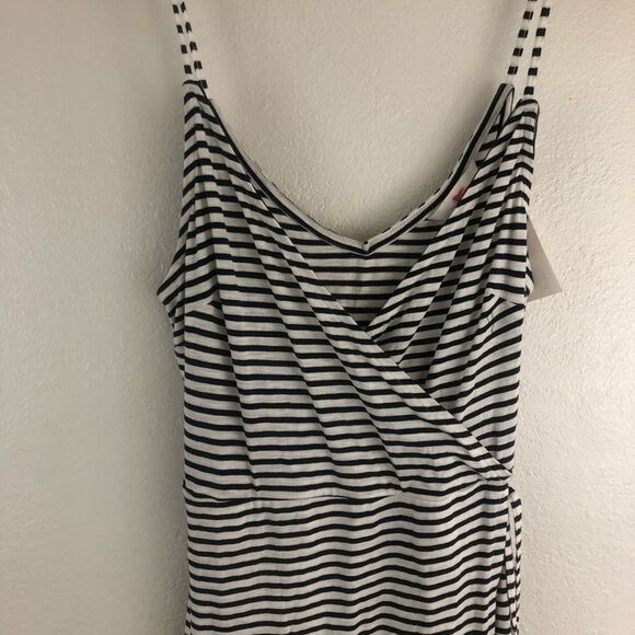 H&M striped spaghetti strap V-Neck casual dress size S. New with tags - Picture 2 of 5